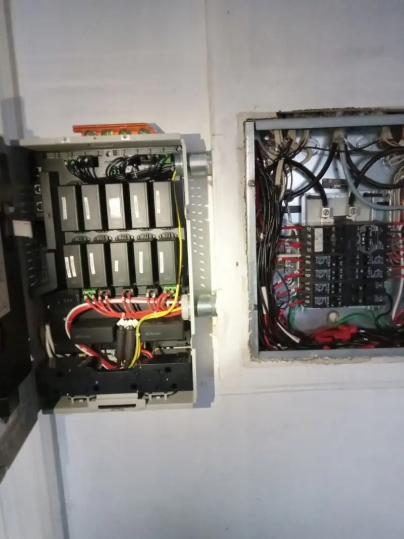 Electrical panel upgrade completed for Security Camera Wiring in La Crescenta-Montrose